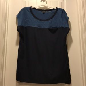 Banana republic top blue and black Medium!